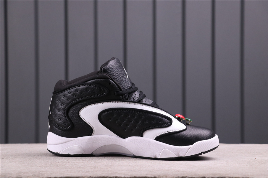 Latest Men Air Jordan 13.5 Black White Shoes